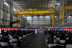 JFEエンジニアリング笠岡モノパイル製作所竣工式