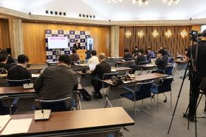 定例記者会見