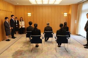 県スチューデントアテンダント委嘱状交付式