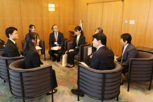 県スチューデントアテンダント委嘱状交付式